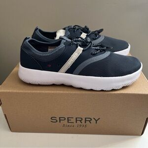 Sperry Coastal Break Navy Shoes Boys Sz 1 NEW